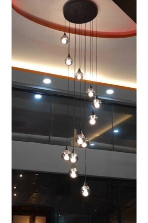 gallery space pendant chandelier blkhj - Beyaz Aydınlatma