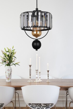 Gallon Single Lux Crystal Black Pendelleuchte Kronleuchter 200 001 1028 01 - Begüsa
