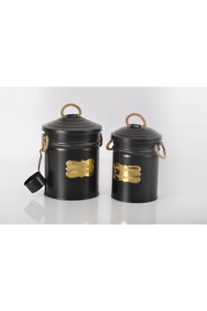 Galvanized Black Color Scaled Dish Detergent Box 2 Pcs Y-1 - Yıldıray Metal