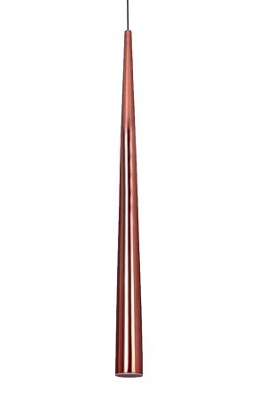 Galway Copper Color Single Chandelier Pendant Lamp Pipe Lamp Modern Oven Restaurant Dining Room Desktop BMM3022 - Bamyum