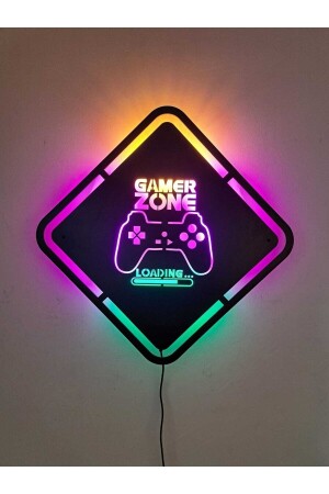Gamer Zone LED Table (2 METER CABLE) - Led Wood Art Design