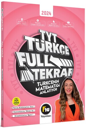 Gamze Hoca Mathematics of Turkish TYT Turkish Full Repeat Video Coursebook - F10 Yayınları