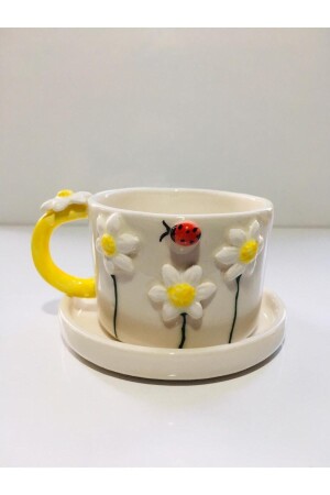 Gänseblümchen-Keramiktasse 1805222456 - Banuart