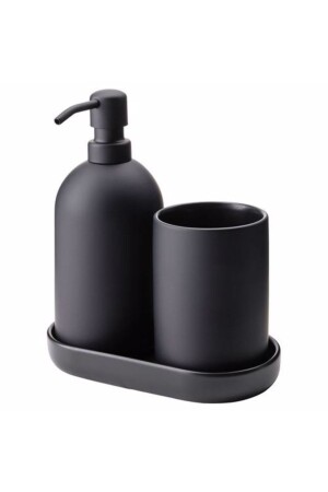 Gansjön Bathroom Set, Black 504. 988. 89 - IKEA