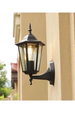 Garden Wall Sconce Matte Black Body Outdoor Sconce Stylish Visuality - Burenze