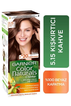 ملون شعر طبيعي من لون بني مثير للفرغ - Garnier