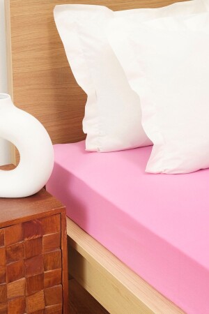 Gekämmtes Einzelbettlaken in Fuchsia - Karaca Home