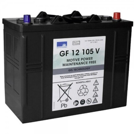 Gel battery for washing/sweeping machines NILFISK 12V 105Ah - Nilfisk