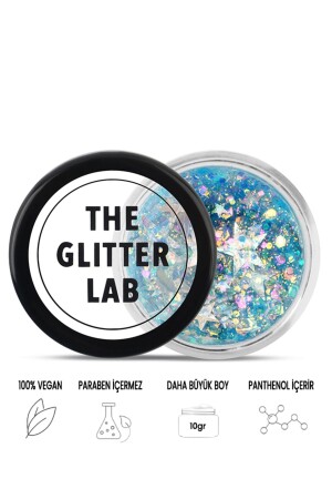 Gel Form Shiny Glitter - Confetti Face Glitter CF01 - The Glitter Lab