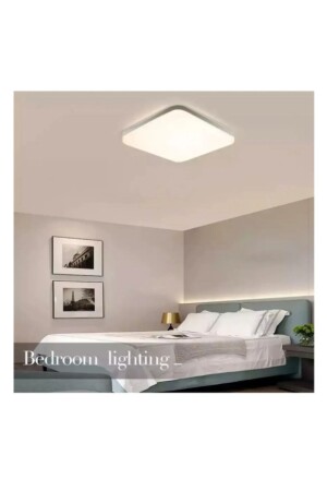 Gelbes Licht, quadratisch, Deckenmontage, LED-Plofenyer-Kronleuchter, Leuchte, Badezimmer, WC, Balkon, LED-Glop-Leuchte - Viesteknoloji