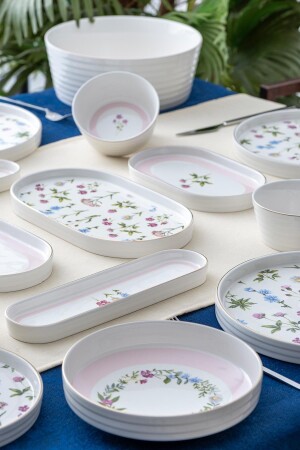Gemma 45 Piece Breakfast & Dinner Set for 6 People - Acar