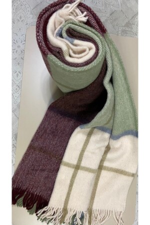 Gençev Home && 100% Pure Wool Scotch Blanket King Size Scotch Wool Blanket - 100% Pure Wool - Wool GH275 - Selin