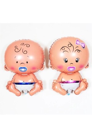 Gender Reveal Party Girl or Boy Boy Or Girl Blue Baby Boy and Pink Baby Girl Balloon - Surprise Party Store