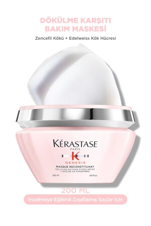 Genesis Masque Reconstituant Dökülme Karşıtı Yoğun Güçlendirici Bakım Maskesi 200 ml - Kerastase