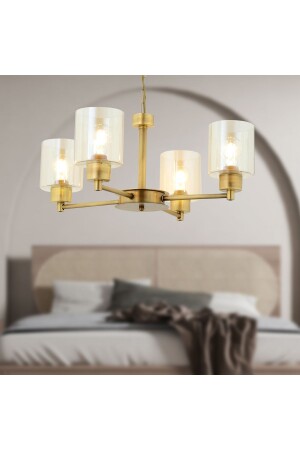 Geneva 4 Piece Antique Modern Bedroom Living Room Chandelier 3420-04-FR - Apliqa