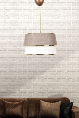 Genial Single Pendant Lamp Wicker Cream Mdrn-45 SH227 - hmydesign