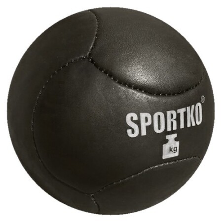 Genuine leather stuffed ball SportKO Medbol - 10 kg - SportKO