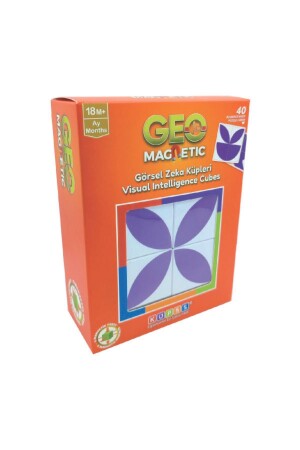 Geo Magnetic Visual Intelligence Cubes - Geometric Pattern Game - 3D Shape Puzzle Educational Toy for 3 Year Olds KO004B014 - KÜPSS