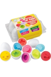 Geometrik Yumurta Eşleme Oyunu (6 Lı Paket) DAL8681528386412 - Circle Toys