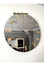 GERÇEK AYNALI DEKORATİF DUVAR SAATİ (40 CM) TYCXHKY4NN169023582074013 - harika crown