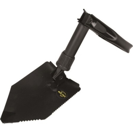 GERMAN/US TRIFOLD SHOVEL WITH POUCH - MIL-TEC