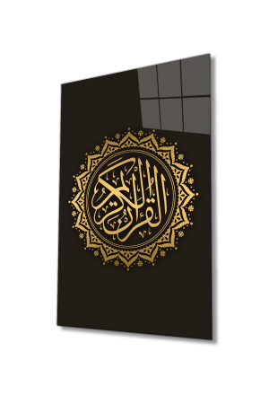 Geschenk-dekorativ – Koran geschrieben, religiös, islamisches Glas, Tischgemälde, Glas, 70 x 110 - Pi Dekorasyon