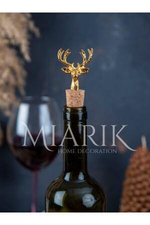 Geyık Gold Bottle Cork, Wine Stopper, Oil Kettle Stopper, Oil Kettle Mushroom GOLDGEYIKSISEMANTARI - MIARIK DESIGN & DEKORASYON