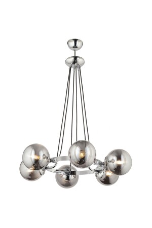Ghiacciolo Decorative Pendant Lamp Chandelier 6 Pieces Chrome ARZ124-21-06 - LampaLuce