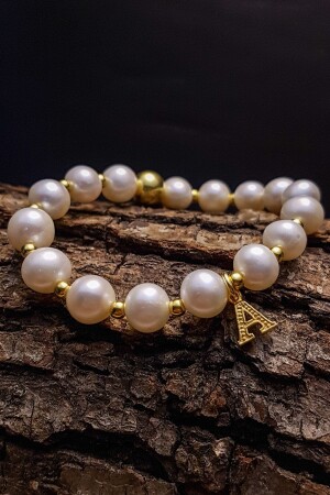 Gift Bracelet - Pearl Bracelet - Letter Bracelet - Ottotesbih