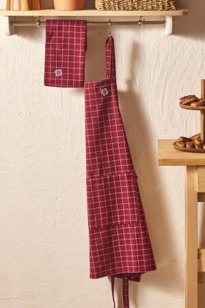 Gift Claret Red Kitchen Apron Set 600. 15. 01. 2763 - Emsan