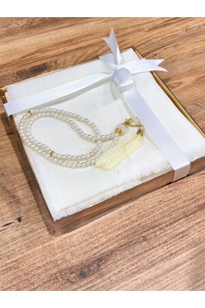 Gift - Dowry - Mevlütluk - Bundle - Bridal Bundle, Flamed Prayer Cover, Prayer Beads Set - Ayhanhome