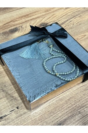 Gift - Dowry - Mevlütluk - Bundle - Bridal Bundle, Flamed Prayer Cover, Prayer Beads Set - Ayhanhome