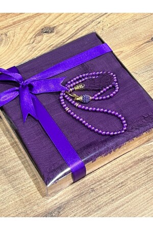 Gift - Dowry - Mevlütluk - Bundle - Bridal Bundle, Flamed Prayer Cover, Prayer Beads Set - Ayhanhome