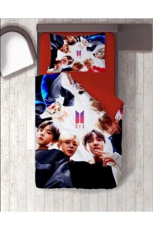 Gift Duvet Cover Bts Group Printed Single Duvet Cover Set Without Sheets 109bts2 - hediyechy