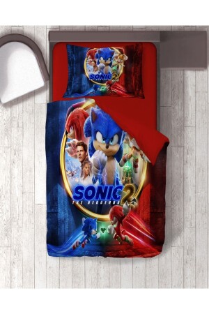 Gift Duvet Cover Sonic 3D Printed Single Duvet Cover Set Without Sheets 01SONİC - hediyechy