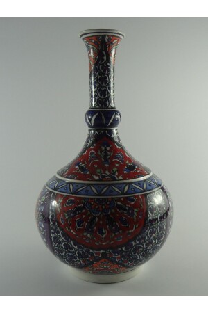 Gift Velvet Boxed Tile Vase Teardrop Decorative Vase Handmade 25 Cm cin-2002 - Elma Hediyelik