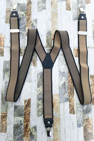 Gimavm 100% Leather Beige Unisex Trouser Hanger GİM00078 - GİM AVM