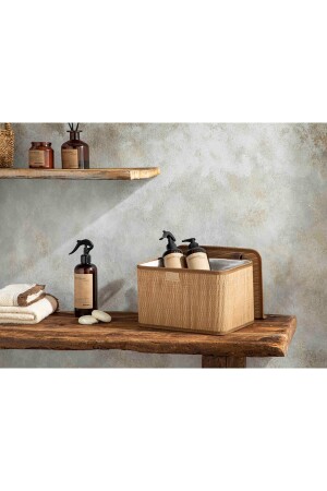 Gina Bamboo Storage Box 28x20x18 Cm Light Brown TYC00593491213 - English Home