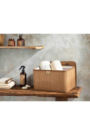 Gina Bamboo Storage Box 33x23x20 Cm Light Brown TYC00593491584 - English Home