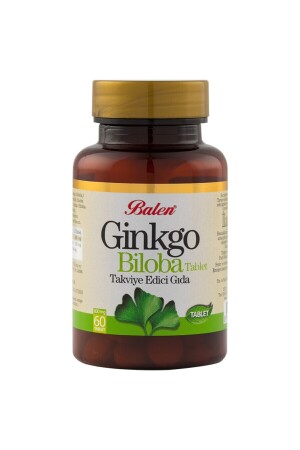 Ginkgo Biloba 600 Mg 60 Tablets Gingko Ginkgo Ginko Biloba Tablet - Balen