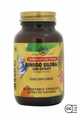 Ginkgo Biloba Leaf Extract 60 Capsules 5150 - Solgar