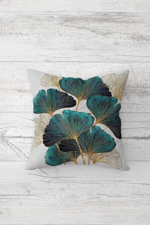 Ginko Biloba Leaf Pattern Double Sided Printed Throw Pillow Sofa Pillow Case with Hidden Zipper - On The Clouds
