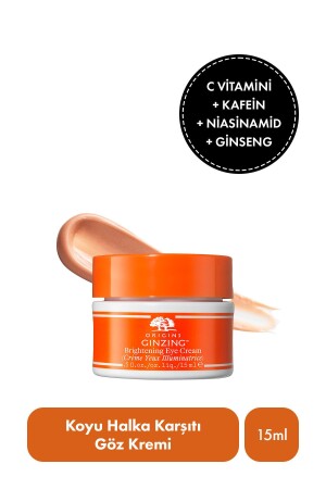 Ginzing™ Revitalizing Eye Cream with Vitamin C & Niacinamide 15 ml Warm - Origins