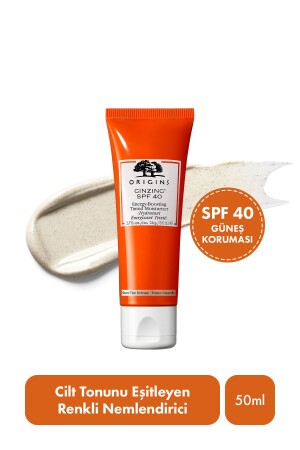 Ginzing SPF 40 Refreshing and Brightening Tinted Moisturizer 50 ml 46938 - Origins