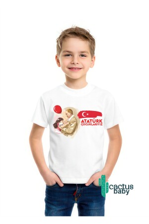 GIRLS AND BOYS ATATÜRK TSHIRT 23 APRIL 19 MAY 29 OCTOBER 30 AUGUST 10 NOVEMBER ATATURK CHILDREN - Cactus Collection