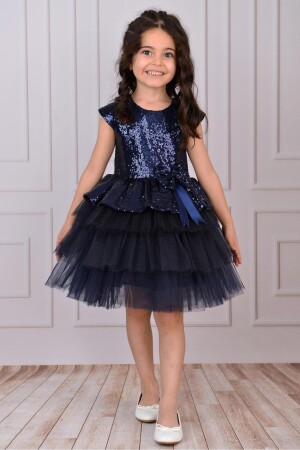 Girl's Tulle Evening Dress, Party and Birthday Dress 9359 - Mixie