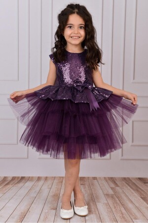 Girl's Tulle Evening Dress, Party and Birthday Dress 9359 - Mixie
