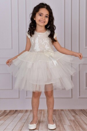 Girl's Tulle Evening Dress, Party and Birthday Dress 9359 - Mixie