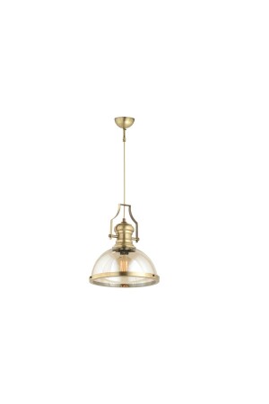 Gladiatore Classic Single Metal and Glass Pendant Lamp Yellow 25x70cm ARZ-72-22-01 - LampaLuce