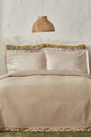 Glam Double Piped Pike 150x220 Cm White - Karaca Home